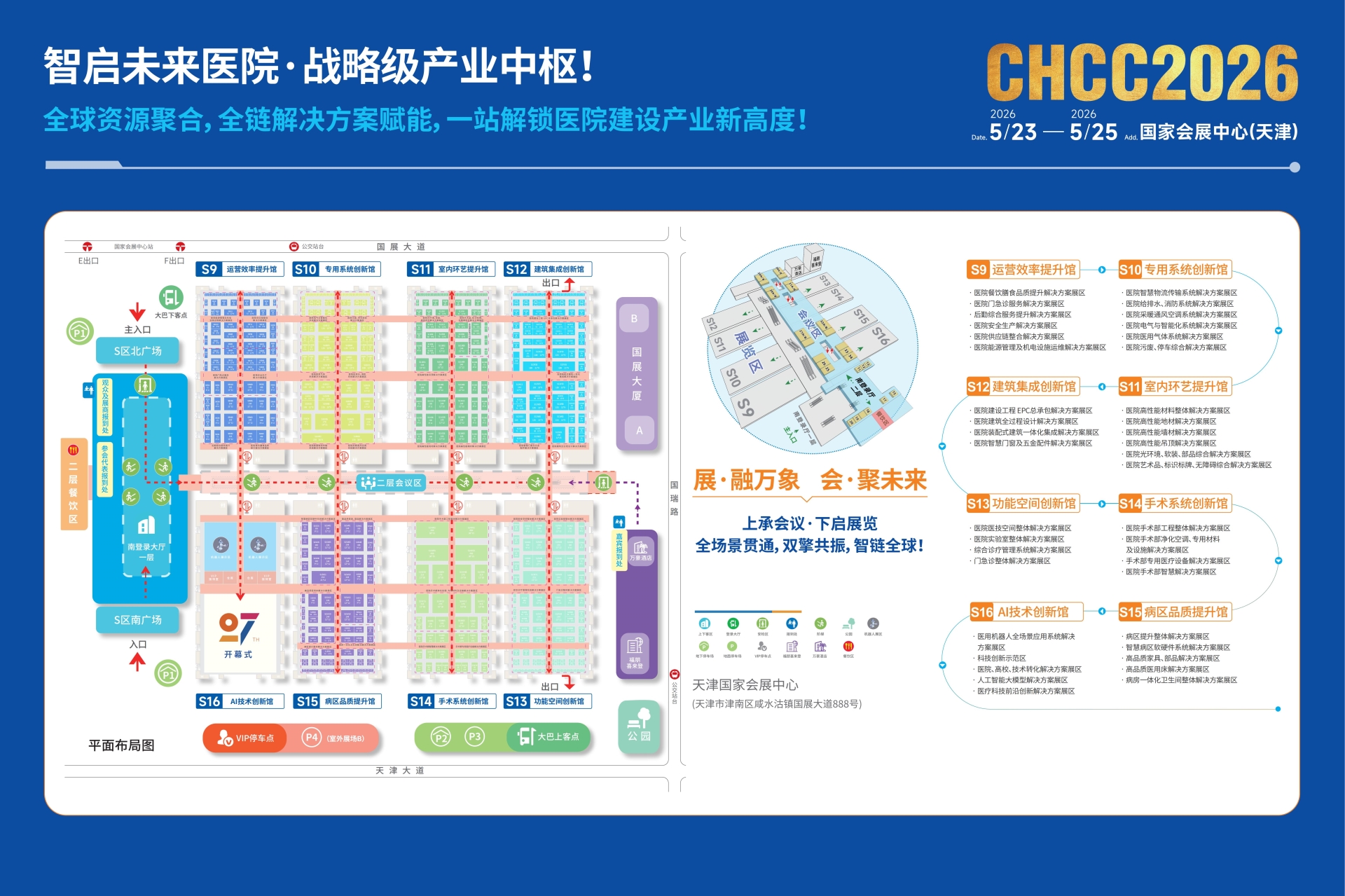 主办发布《2026CHCC中国医院建设装备及管理展览会暨全国医院建设大会》展区新规划